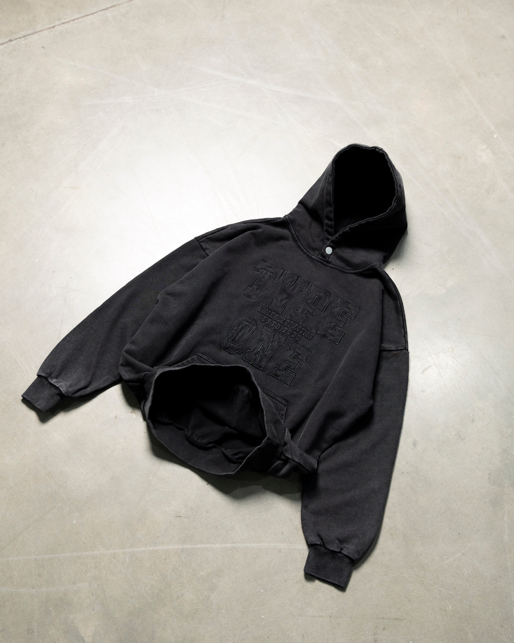 VINTAGE HOODIE - STONE – TYPE1.0